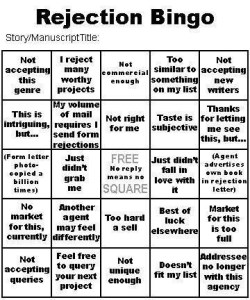 If only getting "BINGO" meant a publishing deal.