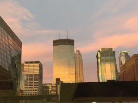 The sun sets on a beautiful couple of days.